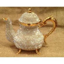 Load image into Gallery viewer, Crystal Turkish Teapots Arabic Tea Pot  -1500 ml- Handmade Tea Set Traditional Turkish Tea Coffee Made in Turkey Home Decorati

